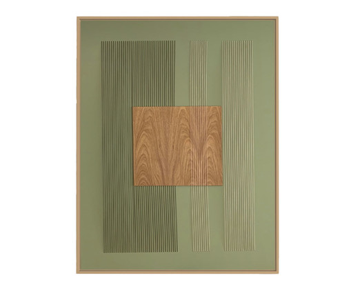 Quadro Sintonia Verde Claro, Verde | WestwingNow