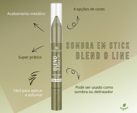 Sombra em Bastão Blend  Line Essence 03 Feeling Leafy | WestwingNow