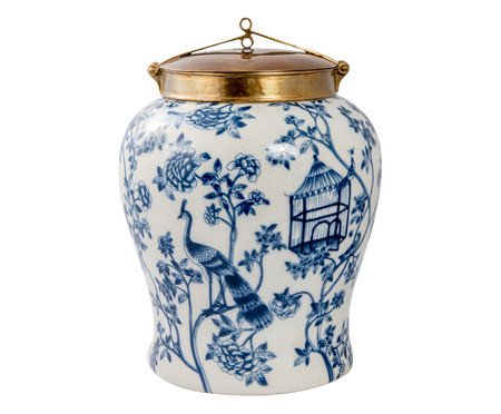 Pote Decorativo em Porcelana Portu | Westwing