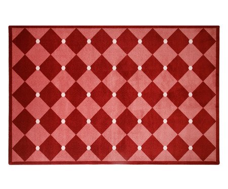 Tapete Xadrez Vermelho | Westwing