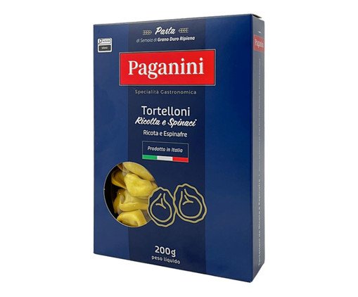 Massa Paganini Tortelloni Ricotta e Espinafre - 200g, Colorido | WestwingNow