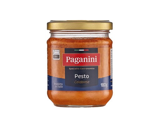Molho Italiano Pesto Calabrese Creme Paganini - 180G, Colorido | WestwingNow