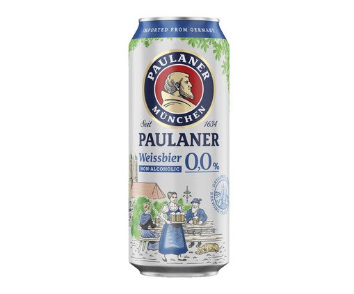 Cerveja Paulaner Weissbier 0,0% Álcool - 500ml, Colorido | WestwingNow