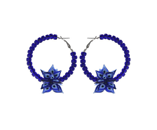 Argola Miçanga Gota Royal, blue | WestwingNow