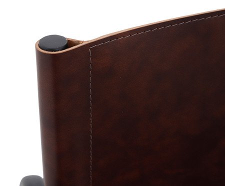 Poltrona em Couro Ling Tabaco | Westwing