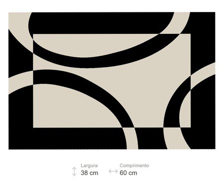 Tapete Vegas Marabella Elite Cyclone Black | Westwing