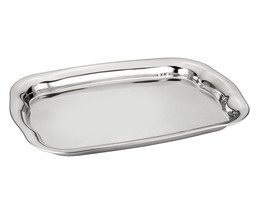 Bandeja para Servir em Inox Ret - Prata