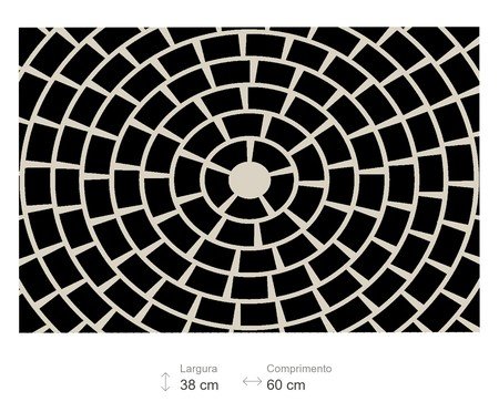 Tapete Pompeia Marabella Elite Cyclone Black | Westwing