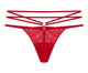 Calcinha Fio Dental em Tule Vermelho, Vermelho | WestwingNow