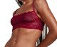 Sutiã Bandeau sem Bojo e sem Aro em Renda Vermelho, Vermelho | WestwingNow
