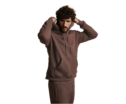 Moletom Oversized com Capuz Marrom Bronze, Marrom | WestwingNow