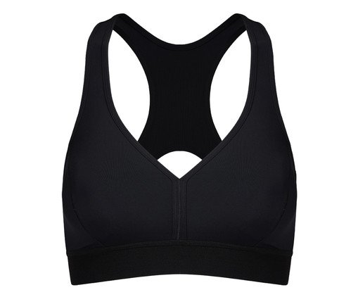 Top com Bojo Sustentação Básico Fitness Casual Preto, Preto | WestwingNow