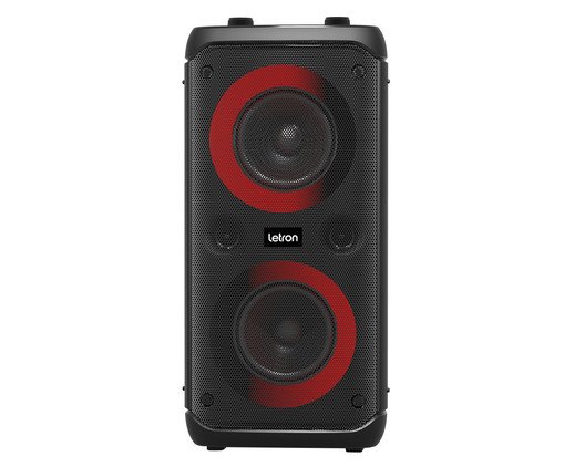 Caixa de Som Mood Led Multimidia com Controle Led Rgb Estereo Letron, Colorido | WestwingNow