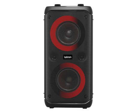 Caixa de Som Mood Led Multimidia com Controle Led Rgb Estereo Letron