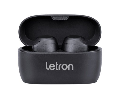 Fone sem Fio Neo Preto Estereo Intra Auricular Bluetooth Letron, Preto | WestwingNow