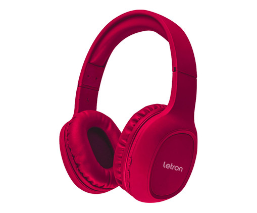 Headphone sem Fio Colors Vermelho Estereo Bluetooth Driver Letron, Colorido | WestwingNow