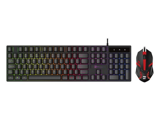 Combo Gamer Teclado e Mouse Usb Led X - Black, Colorido | WestwingNow