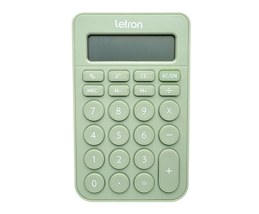 Calculadora 8 Dígitos De Mesa Candy Verde - Letron, Verde | WestwingNow