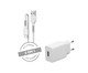 Carregador de Parede com Usb Cabo Tipo C Branco Letron, Branco | WestwingNow