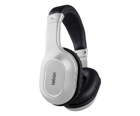 Headphone sem Fio Beat Branco Estereo Bluetooth Driver Letron