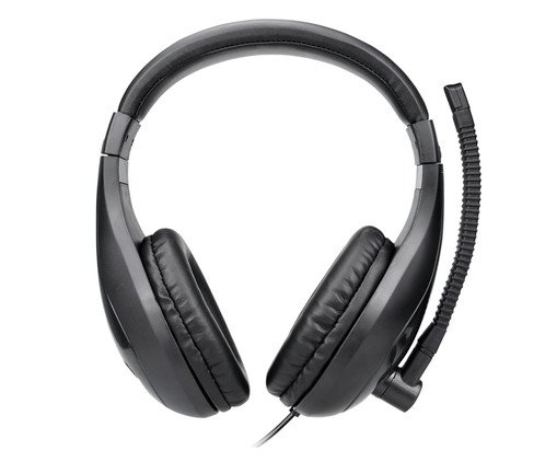 Headset Office Style Estereo Driver Ergonomico Cabo Preto Letron, Preto | WestwingNow
