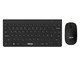 Combo Teclado e Mouse sem Fio Compact Shine Preto, Preto | WestwingNow