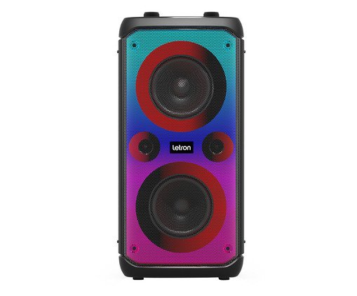 Caixa de Som Hype Led Multimidia com Controle Led Rgb Estereo Letron, Colorido | WestwingNow