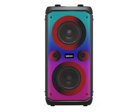 Caixa de Som Hype Led Multimidia com Controle Led Rgb Estereo Letron