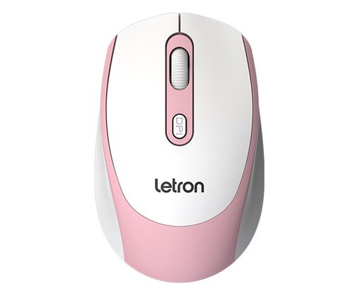 Mouse sem Fio Botoes Dpi Color Supreme Rosa, Rosa | WestwingNow