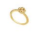 Anel Flor Zircônia Banho de Ouro 18K, Dourado | WestwingNow
