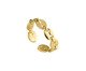 Anel Elos Ajustável Folheado em Ouro 18K, Dourado | WestwingNow