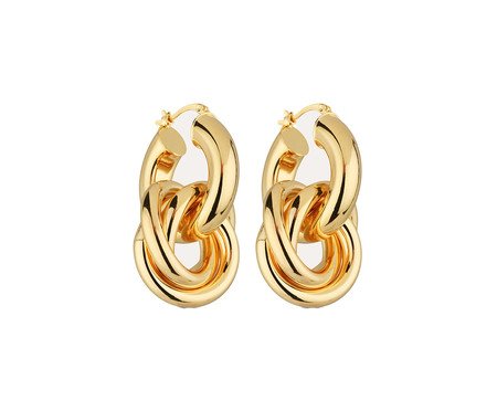 Brinco Argola Semi-Jóia Ouro 18K | Westwing