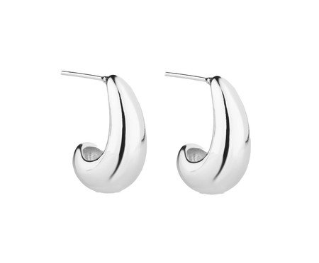 Brinco Gota Bold Ródio Branco | Westwing