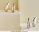 Brinco Gota Cravejada Ouro 18K, Dourado | WestwingNow