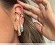 Brinco Gota Cravejada Ouro 18K, Dourado | WestwingNow