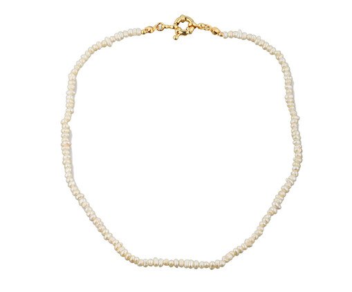 Colar Semi-Jóia Pérolas Fecho Ouro 18K, Dourado | WestwingNow