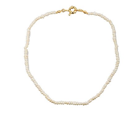 Colar Semi-Jóia Pérolas Fecho Ouro 18K | Westwing