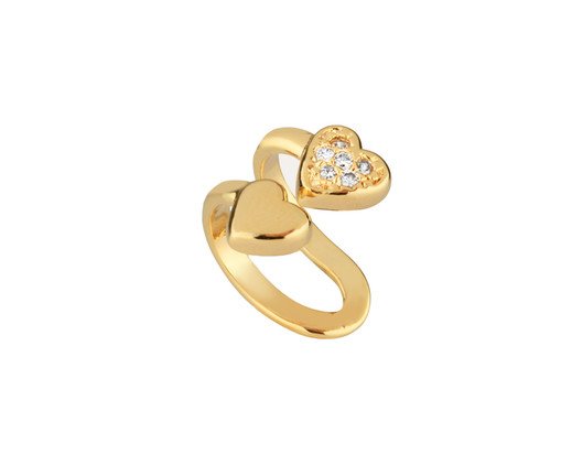 Piercing Corações Semi-Jóia Ouro 18K, Dourado | WestwingNow