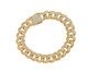 Pulseira Corrente Cravejada Ouro 18K, Dourado | WestwingNow