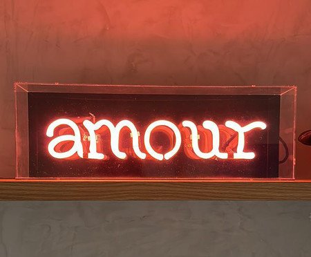 Luminária Amor em Língua Amour | Westwing