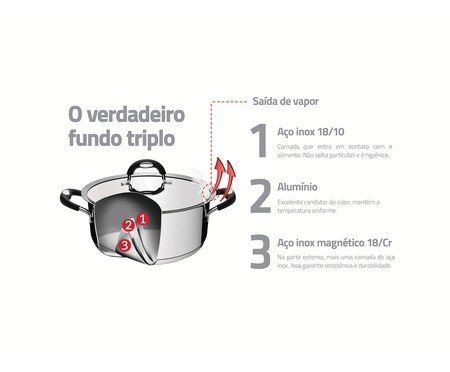 Frigideira em Inox Dioli - Prata | Westwing