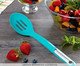 Colher com Fenda Ka Silicone Aqua Sky, Verde | WestwingNow