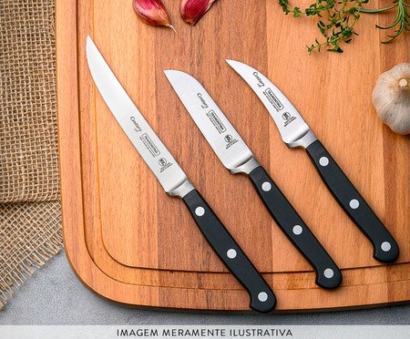 Faca para Churrasco e Frutas em Inox Agile 5