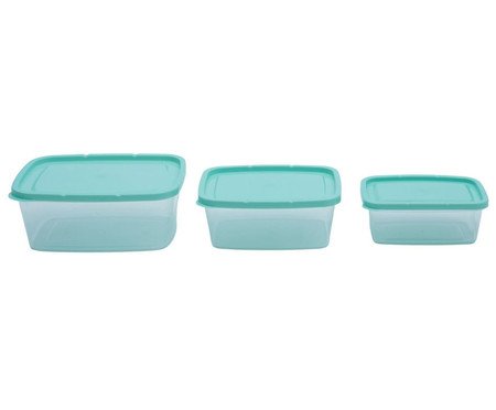 Jogo de Potes Retangular Mozcada