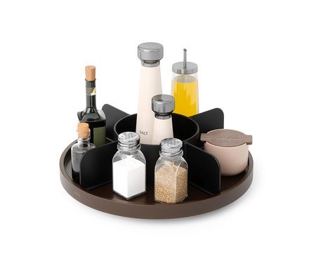 Organizador Giratório Bellwood Preto | Westwing