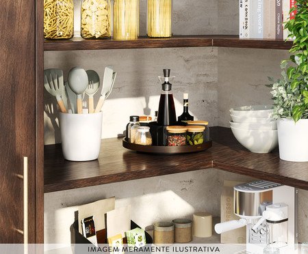 Organizador Giratório Bellwood Preto | Westwing