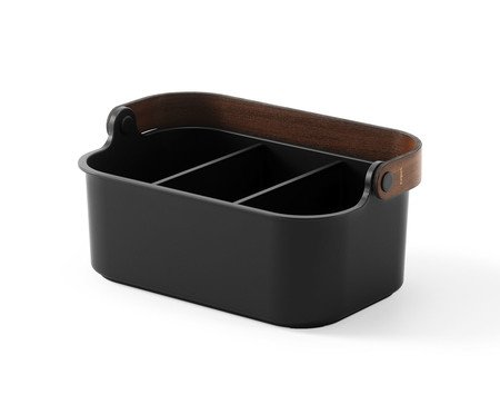 Cesto Organizador Bellwood Bin Preto | Westwing