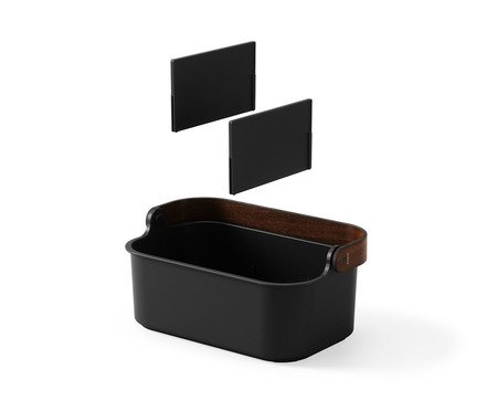 Cesto Organizador Bellwood Bin Preto | Westwing