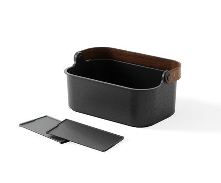Cesto Organizador Bellwood Bin Preto | Westwing