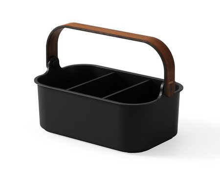 Cesto Organizador Bellwood Bin Preto | Westwing
